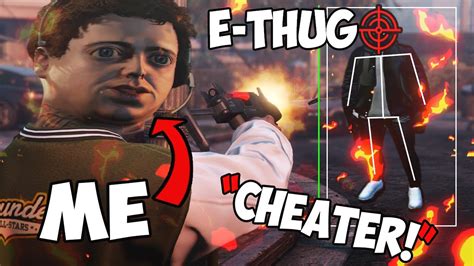 AIMBOTTING ANGRY E THUG GTA RP TROLLING YouTube