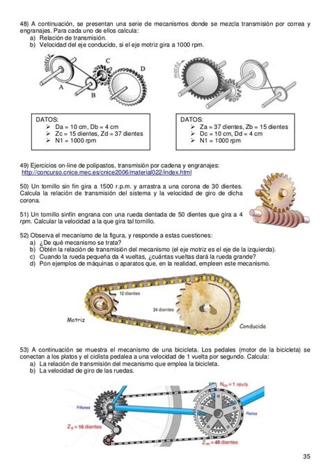 Tema M Quinas Y Mecanismos Eso Temas Tren De Engranajes