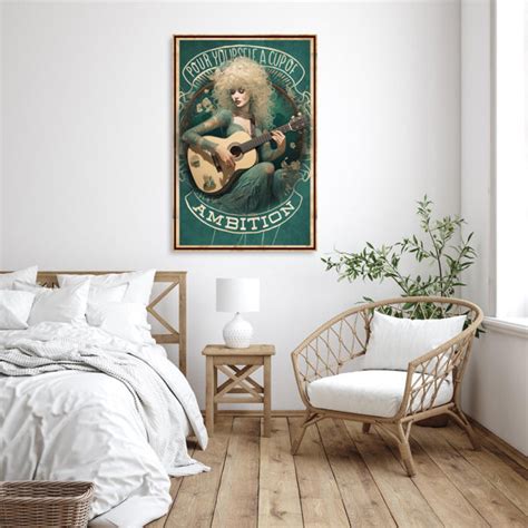 Trinx Girl Play Guitar Ambition On Canvas Print Wayfair