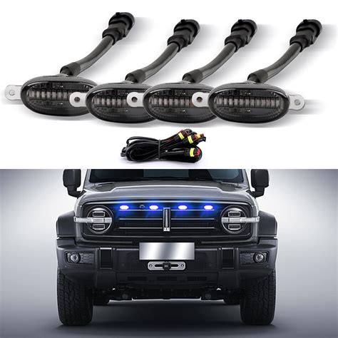 Buy Ciihon Front Grille Lights Compatible With Trd Pro Grille Light