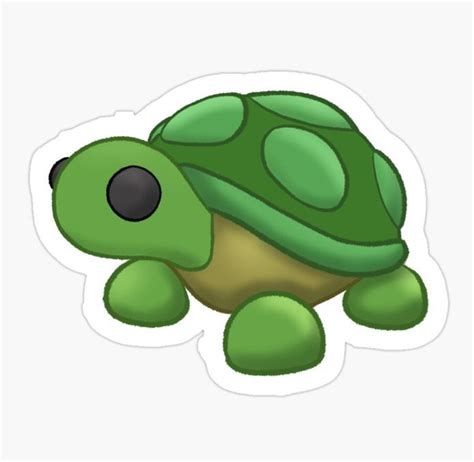 Roblox Adopt Me Turtle Sticker Ícones Fofos Imagem De Fundo Para