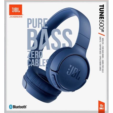 CASQUE JBL TUNE 500BT SANS FIL BLEU