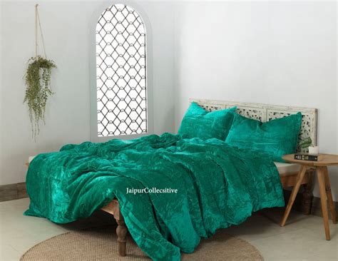 Ultra Luxe Velvet Duvet Cover Boho Bedding Uo Bedding Etsy