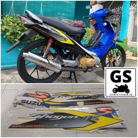 Jual Striping Stiker Lis Body Motor Suzuki Shogun Sp Tahun