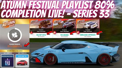 Forza Horizon Autumn Festival Playlist Completion Series