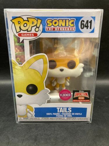 POP Games Sonic The Hedgehog Tails Flocked 2022 Target Con Excl