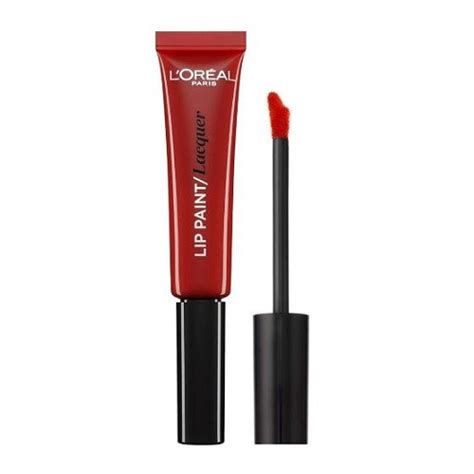 Ruj De Buze Lichid Loreal Lip Paint Lacquer Red Fiction