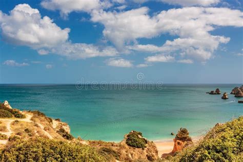 Praia Da Dona Ana Lagos Portugal Foto De Stock Imagem De Litoral