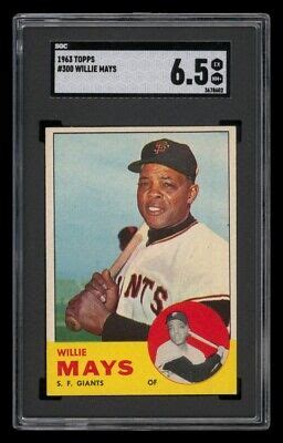 1963 Topps Set Break 300 Willie Mays SGC 6 5 EX NM EBay