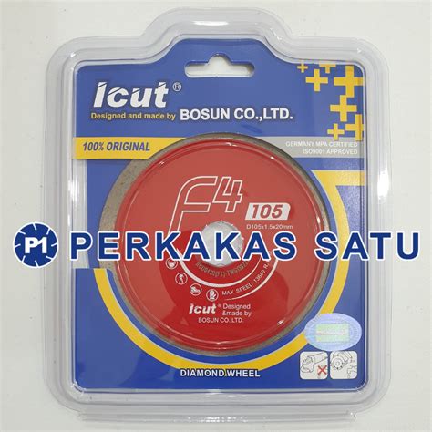 Jual Diamond Wheel Icut Bosun F Mata Potong Keramik Granit Tembok