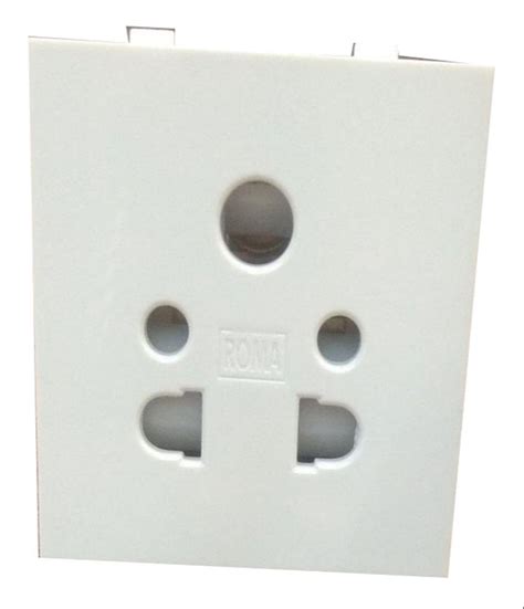 White Plastic A Roma Anchor Socket For Electric Fittings Pin At Rs