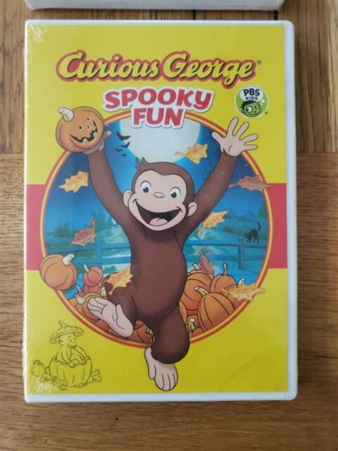 Curious George 4 Dvd Lot Egg Hunting Fun With Friends Vacation Spooky