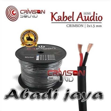 Jual New Kabel Speaker Crimson X Mm Panjang M Di Lapak