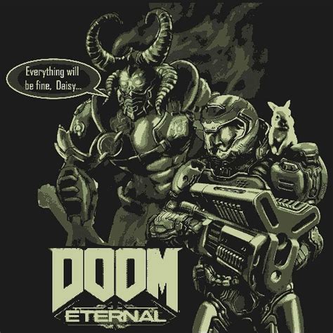 DOOM Eternal Maraunder Fan art | Игровые арты, Демоны, Рисунки