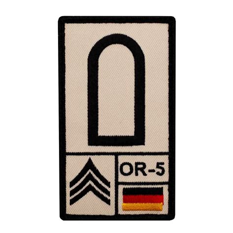 Stabsunteroffizier Rank Patch Café Viereck