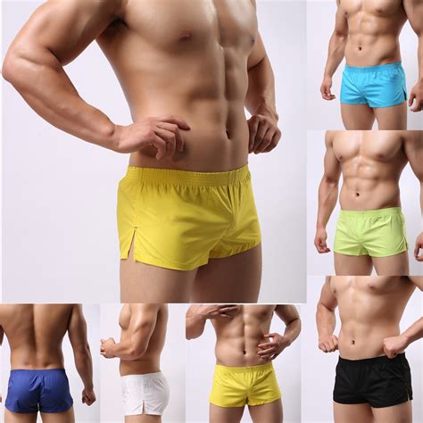 Mens Causal Shorts Man Sexy Bathing Suit Breathable Shorts Fashion