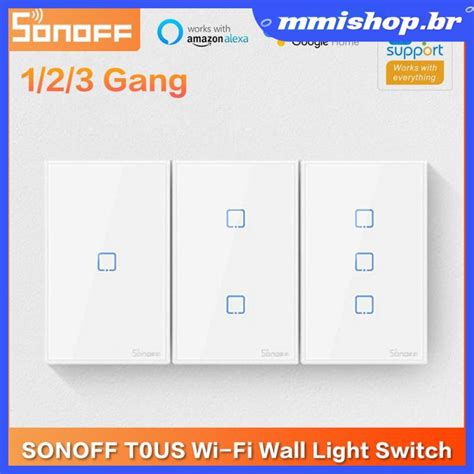 Sonoff T Tx Wifi Interruptor De Parede Inteligente Eu Us Uk