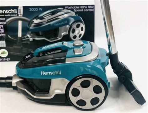 Пылесос домашний HENSCHLL 3000w контейнерный без мешка для сбора пыли ...