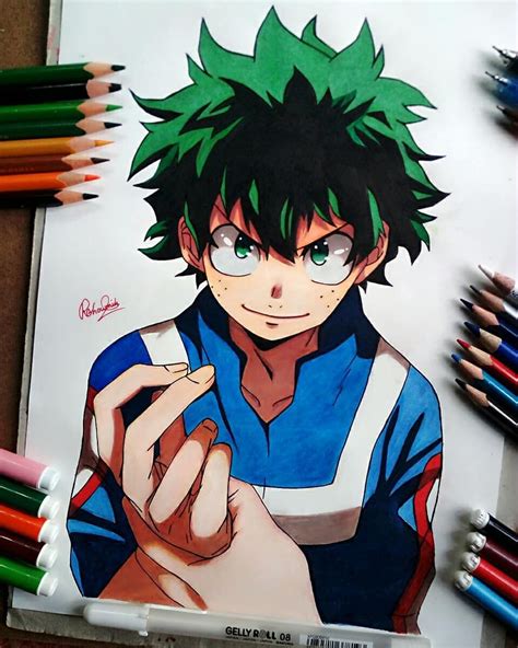 Plus Ultra All The Way All My Midoriya Izuku Drawings Of The