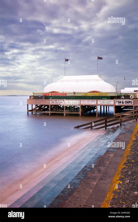 Burnham On Sea Pier The Esplanade Somerset England Stock Photo Alamy