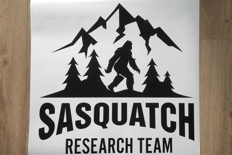 SASQUATCH Research Team Vinyl Decal Sticker BIGFOOT Decal Etsy