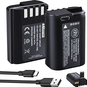 Bm Premium Dmw Blk Battery With Built In Usb C Charging Port For