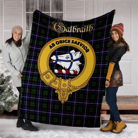 Galbraith Crest Tartan Blanket Your Tartan