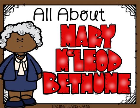 Black History Women S History Reading Comprehension Mary Mcleod Bethune