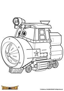 Coloriages Robot Trains à imprimer Coloriages Dessins animes