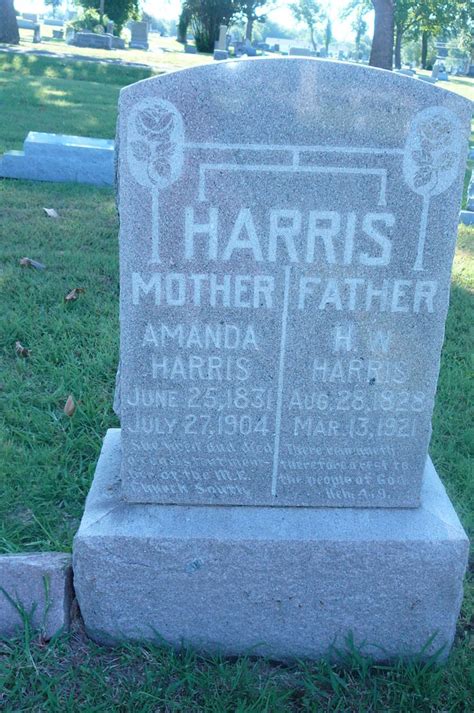 Sarah Amanda Banister Harris 1831 1904 Find A Grave äreminne