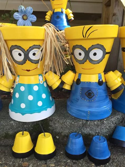 Minion Terra Cotta Pots How To Make Minions Out Of Flower Pots