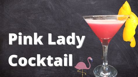 Easy Pink Lady Cocktail Classic Gin Recipe Youtube