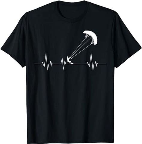 Kitesurfing Heartbeat Kiteboarding Surfboard T Shirt Walmart