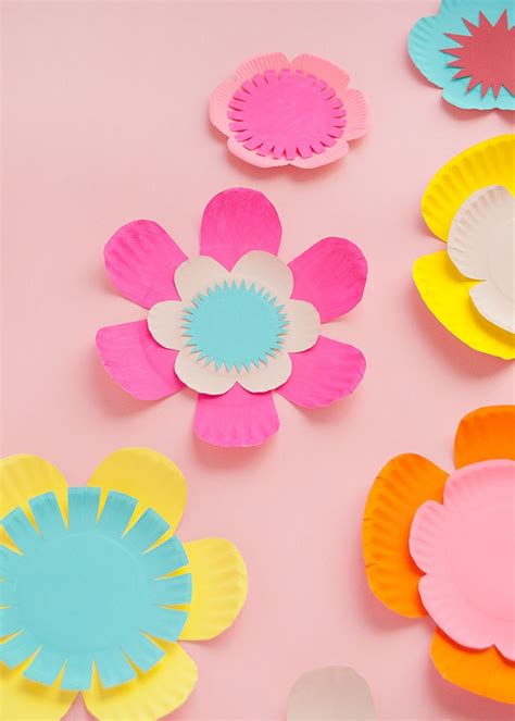 How to Make Paper Plate Flowers | Handmade Charlotte