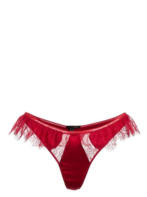 Kiki De Montparnasse Camaret Lace Thong Farfetch