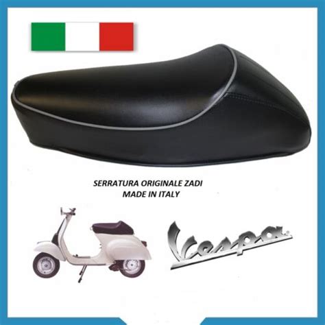 SELLA NERA SELLINO VESPA 50 SPECIAL R L N MONOPOSTO CON GOBBA TIPO