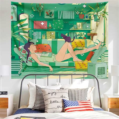 Anime Tapestry Etsy