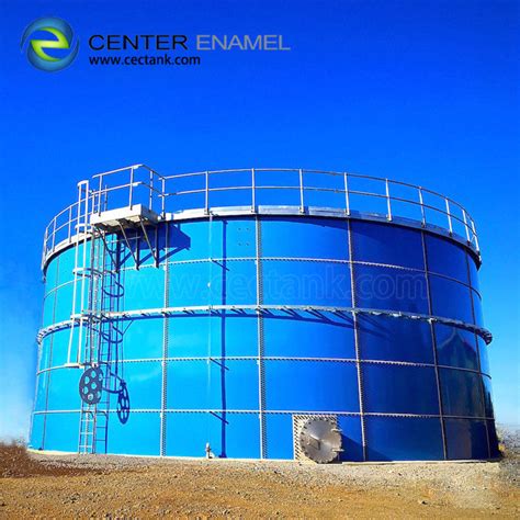 Industrial Glass Lined Steel Water Storage Tanks For Sewage Treatment Plant