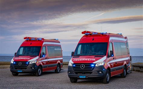 Neue Mannschaftstransporter Feuerwehr Arbon