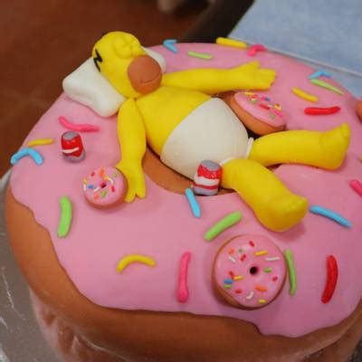 Descubrir Imagen Pastel De Homero Simpson Fondant Viaterra Mx