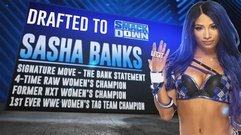 Sasha Banks Heads To SmackDown And More In WWE Draft Second Round