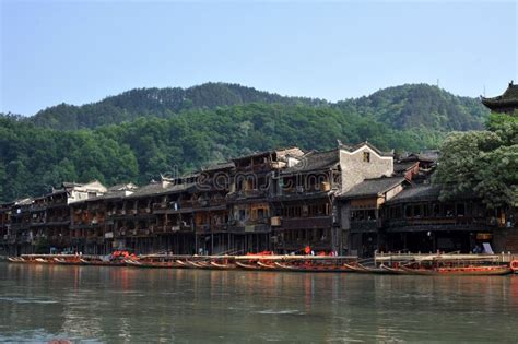 La Ciudad Antigua De Fenghuang Foto De Archivo Editorial Imagen De