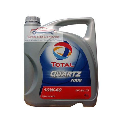 Jual Total Quartz W Pelumas Mesin Oli Mobil Bensin Cocok