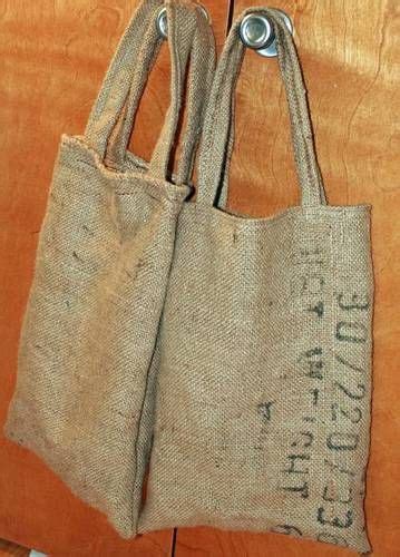 Upcycled Coffee Sack Totes Burlap Bags Coffee Sacks Burlap Bags