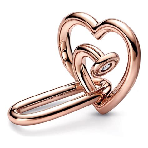 Pandora Me Rose Styling Nailed Heart Double Link Pandora Me