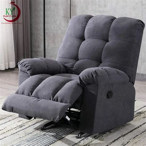 Geeksofa Furniture Modern Living Room Fabric Manual Recliner With