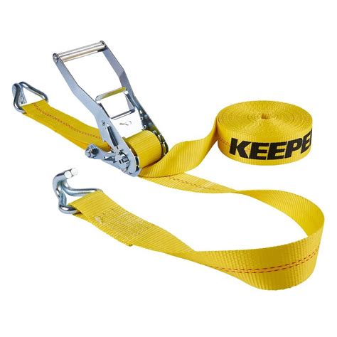 Keeper In X Ft Lbs Keeper Double J Hook Ratchet Tie Down