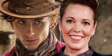 Olivia Colman praises her Wonka co star Timothée Chalamet for his