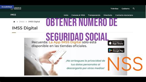 Consultar Numero De Seguridad Social Descargar E Imprimir Imss Nss