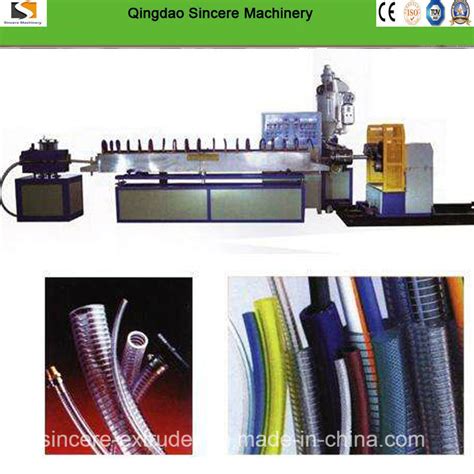 PVC Spiral Hose Reinforced Steel Wire Pipe Extrusion Machine Steel